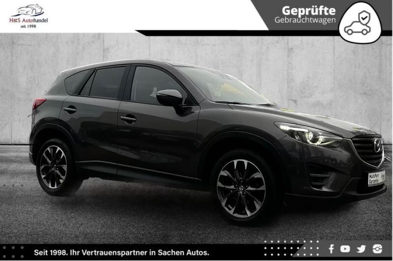 Grau Gebraucht 2016 Mazda CX-5 Sports-Line SUV | 10.950 € (Guter Preis) - Bild 1/4