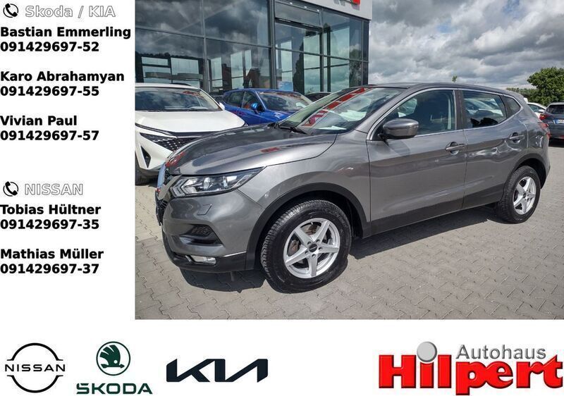 Kad dark metallic grey (metallic) Gebraucht 2019 Nissan Qashqai Acenta SUV | 16.990 € (Fairer Preis) - Bild 1/4