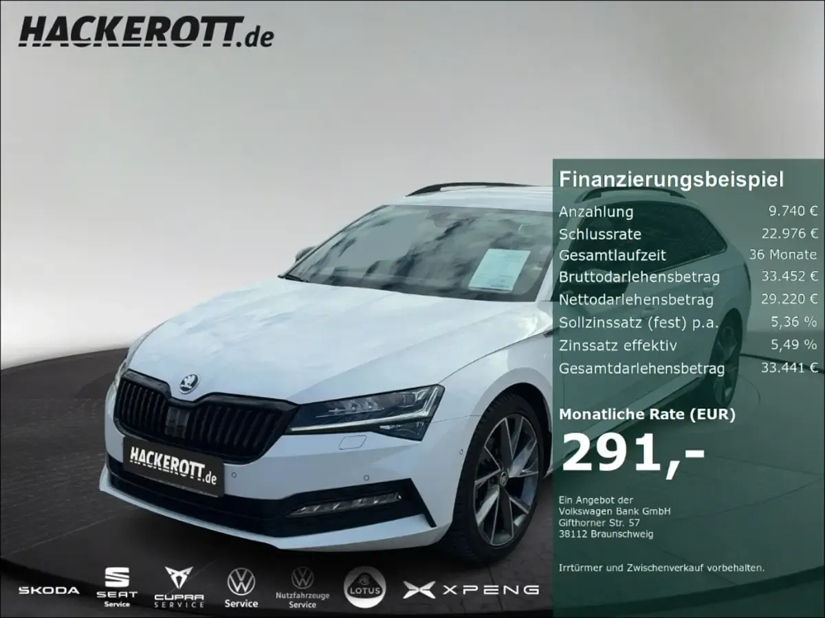 Gebraucht Skoda Superb SportLine 360 PS (264 kW) 2024 Kombi