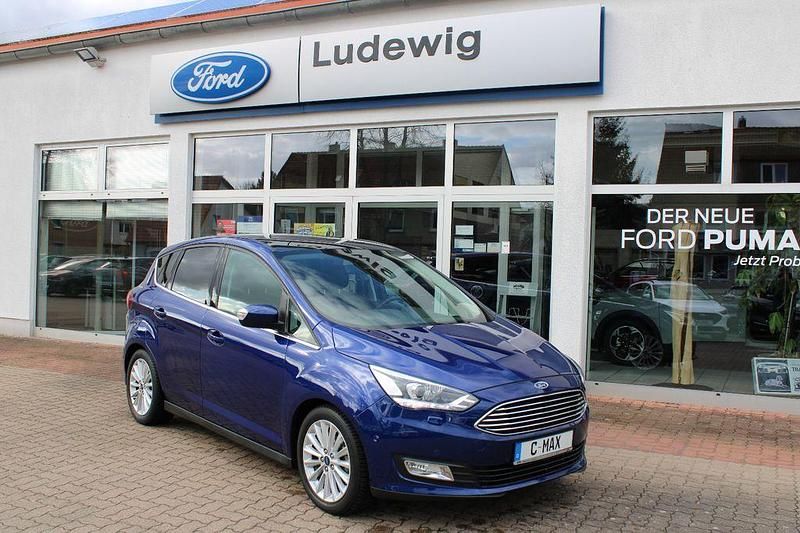 Gebraucht Ford C-MAX Titanium 125 PS (91 kW) 2017 Blau Van / Kleinbus
