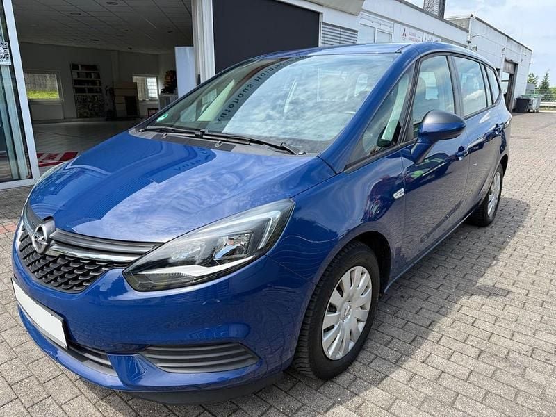 Blau Gebraucht 2018 Opel Zafira Edition Van / Kleinbus | 11.750 € (Superpreis) - Bild 1/4