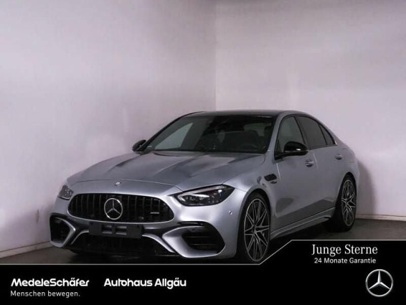 Lack hightechsilber (metallic) Gebraucht 2024 Mercedes C63 AMG Limousine | 79.969 € (Fairer Preis) - Bild 1/4