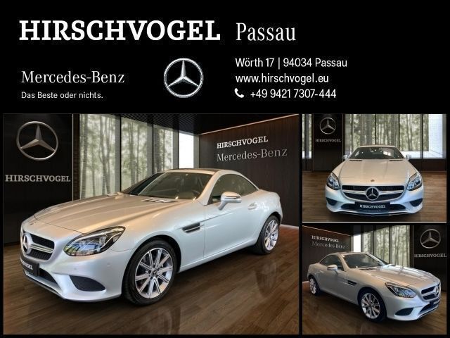 Iridiumsilber metallic Gebraucht 2020 Mercedes SLC180 Cabrio | 33.990 € (Fairer Preis) - Bild 1/4