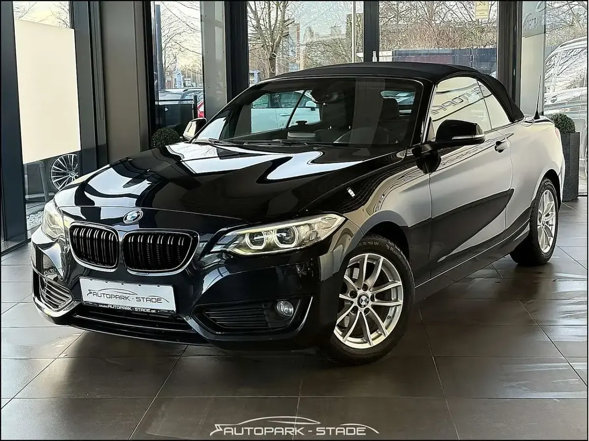 Gebraucht BMW 218 Advantage 150 PS (110 kW) 2017 Schwarz Cabrio