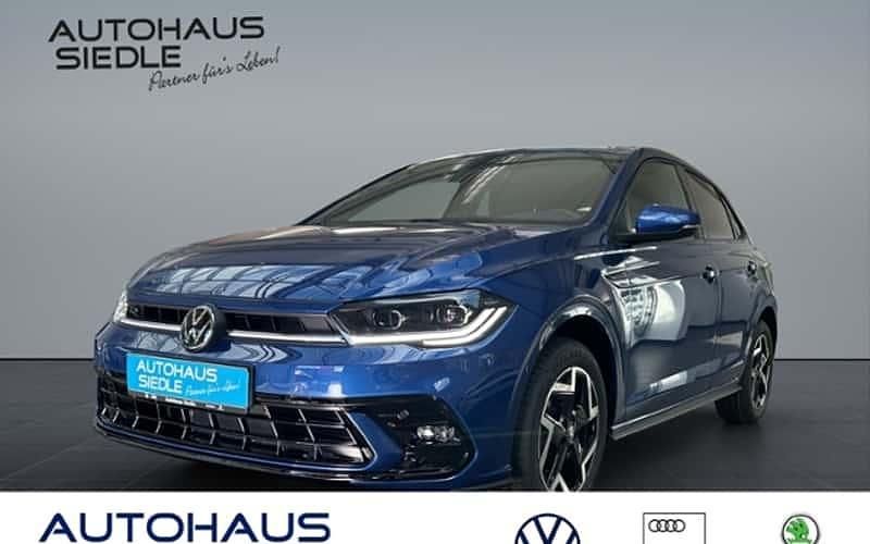 Blau Neu 2025 VW Polo R-line Limousine | 29.990 € (Teuer) - Bild 1/4