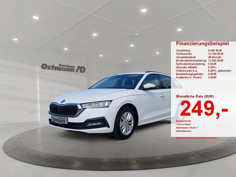 Weiß Gebraucht 2021 Skoda Octavia Ambition Kombi | 23.989 € (Fairer Preis) - Bild 1/4