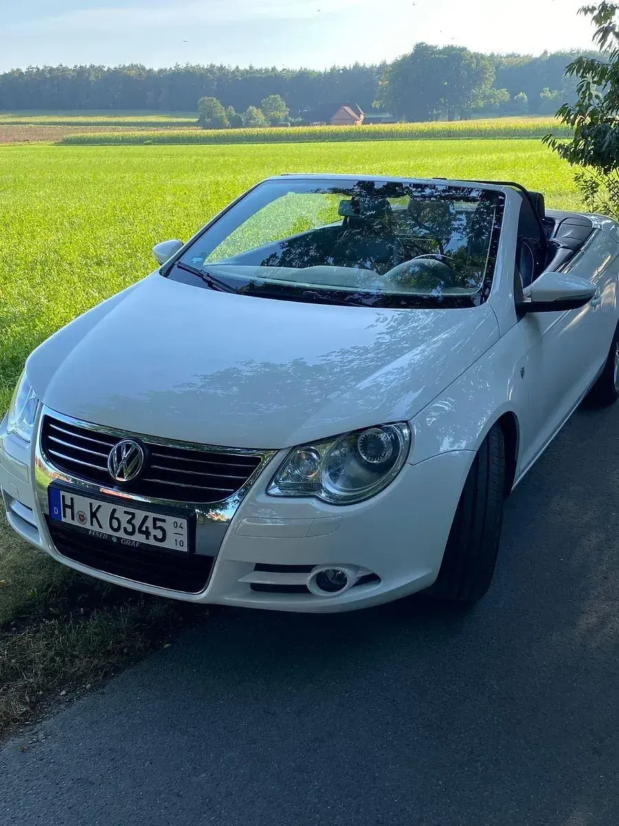 Usata VW Eos Edition 160 CV (117 kW) 2010 Bianco Cabrio