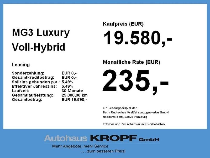 Gebraucht MG MG3 Luxury 194 PS (142 kW) 2025 Como blue Kleinwagen