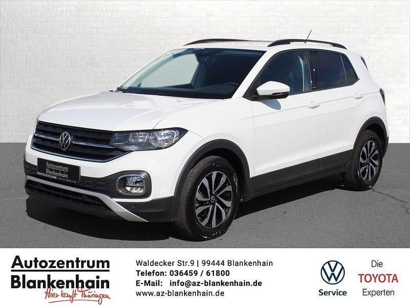 Pure white Gebraucht 2021 VW T-Cross SUV | 19.890 € (Fairer Preis) - Bild 1/4