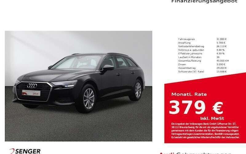 Schwarz Gebraucht 2021 Audi A6 Comfort Kombi | 31.880 € (Guter Preis) - Bild 1/4