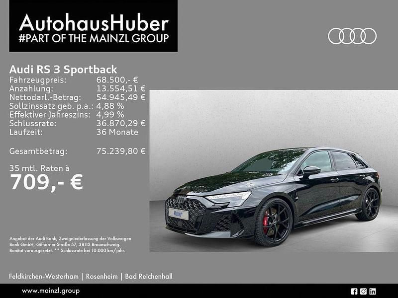 Gebraucht Audi RS3 Ambiente 400 PS (294 kW) 2025 Mythosschwarz metallic Limousine