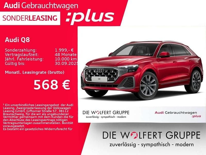 Chilirot metallic Gebraucht 2025 Audi Q8 Ambiente SUV | 65.680 € (Guter Preis) - Bild 1/4