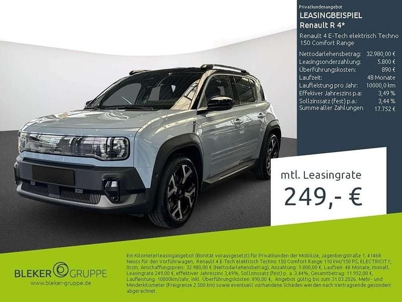 Gebraucht Renault R4 Komfort 110 kW (150 PS) 2025 Kumulusblau mit sch Kleinwagen