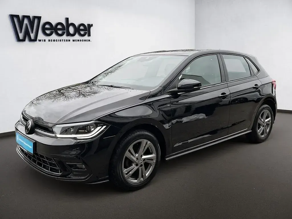 Gebraucht VW Polo R-line 95 PS (69 kW) 2024 Schwarz Kleinwagen