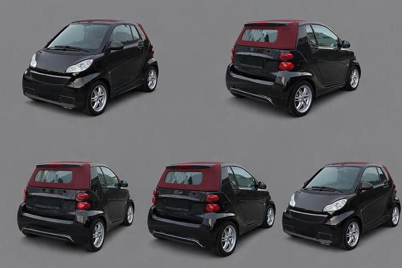 Gebraucht Smart ForTwo Cabrio Passion 71 PS (52 kW) 2012 Schwarz Cabrio