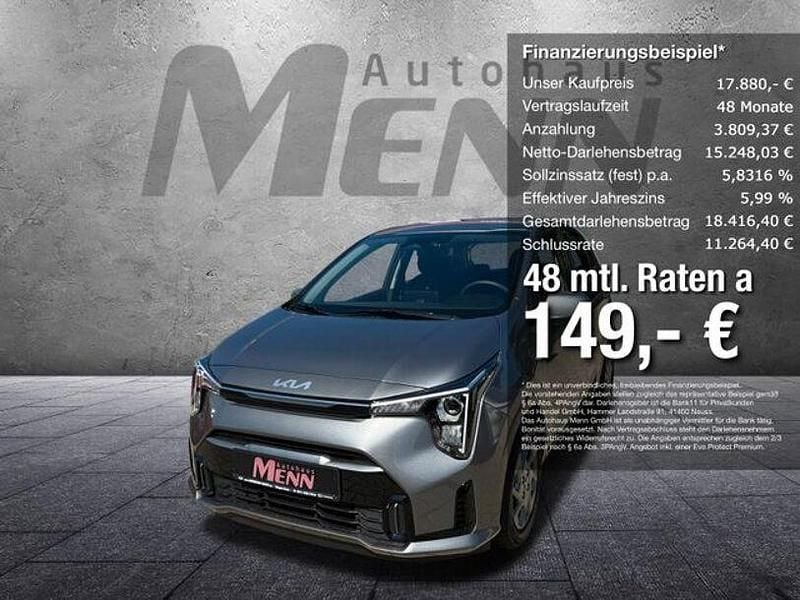 Schwarz Neu 2025 Kia Picanto GT-Line Kleinwagen | 17.880 € (Superpreis) - Bild 1/4