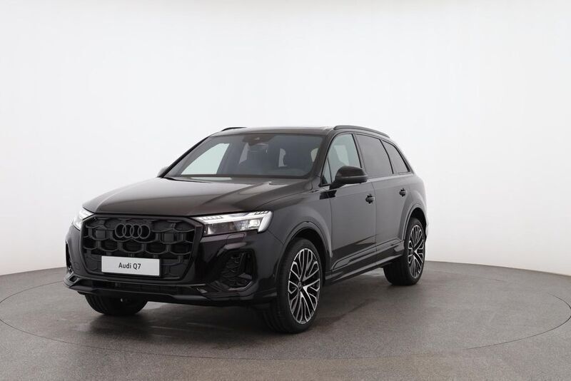 Mythosschwarz metallic Neu 2025 Audi Q7 S-Line SUV | 88.280 € (Superpreis) - Bild 1/4