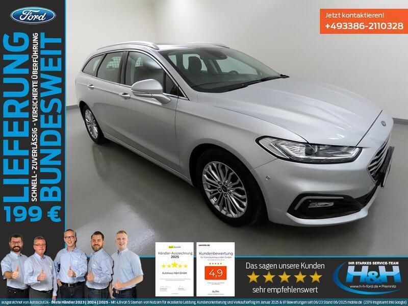 Polarsilber Gebraucht 2020 Ford Mondeo Titanium | 22.839 € (Fairer Preis) - Bild 1/4