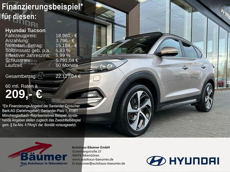 Weiß Gebraucht 2017 Hyundai Tucson Premium SUV | 18.980 € (Fairer Preis) - Bild 1/4