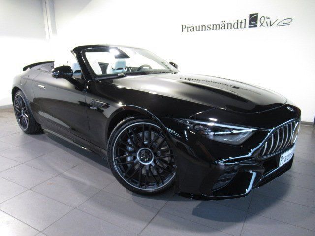 Gebraucht Mercedes SL43 AMG Premium 381 PS (280 kW) 2023 Obsidianschwarz Cabrio