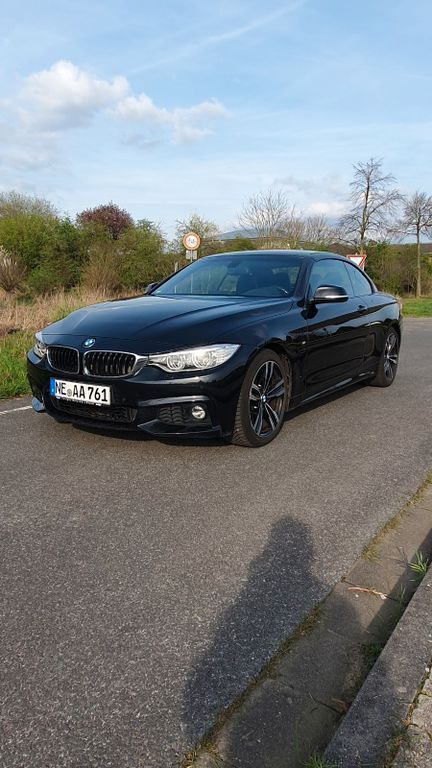 Schwarz Gebraucht 2014 BMW 420 M Sport Cabrio | 17.900 € (Guter Preis) - Bild 1/4