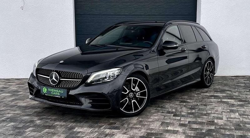 Grafitgrau metalliclack Gebraucht 2020 Mercedes C200 Night Kombi | 18.990 € (Teuer) - Bild 1/4