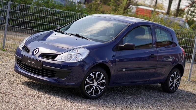 Blau Gebraucht 2007 Renault Clio III Authentique Kleinwagen | 1.990 € (Fairer Preis) - Bild 1/4