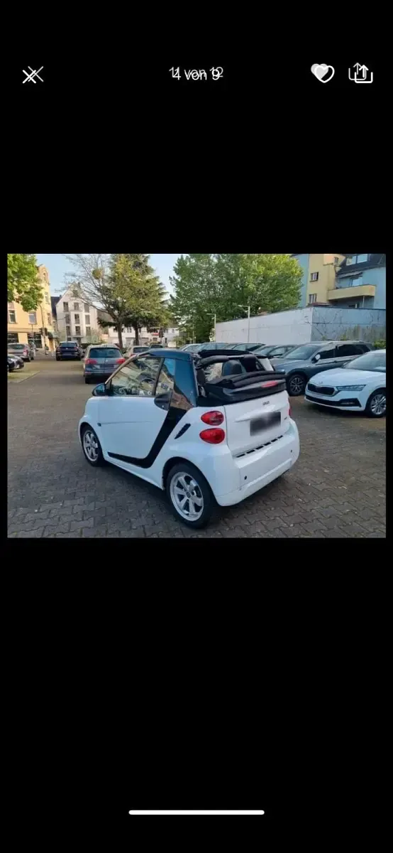 Gebraucht Smart ForTwo Cabrio 71 PS (52 kW) 2011 Weiß Cabrio