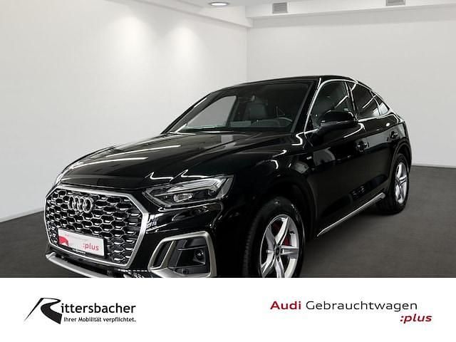 Mythosschwarz metallic Gebraucht 2022 Audi Q5 Sportback S-Line SUV | 43.870 € (Fairer Preis) - Bild 1/4