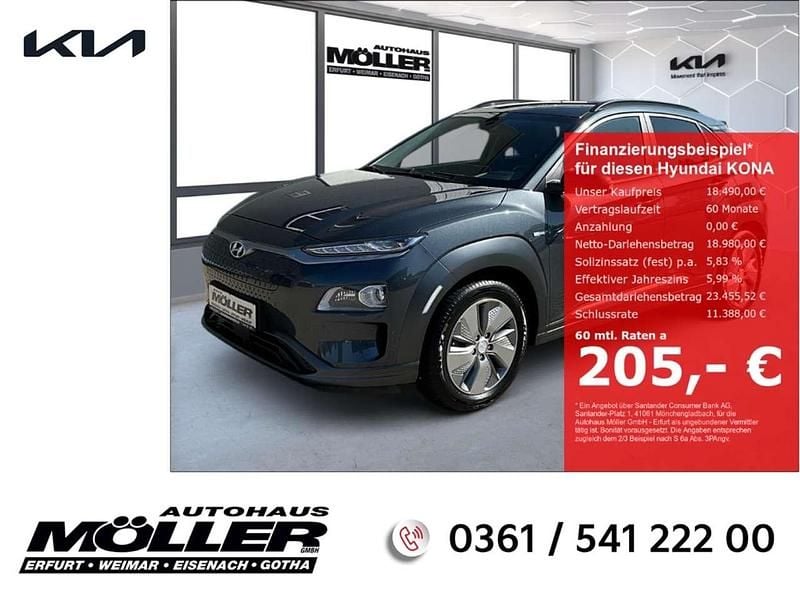 Schwarz Gebraucht 2020 Hyundai Kona Style SUV | 18.490 € (Fairer Preis) - Bild 1/4
