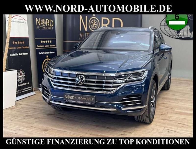 Aquamarinblau met (metallic) Gebraucht 2021 VW Touareg SUV | 41.900 € (Superpreis) - Bild 1/3