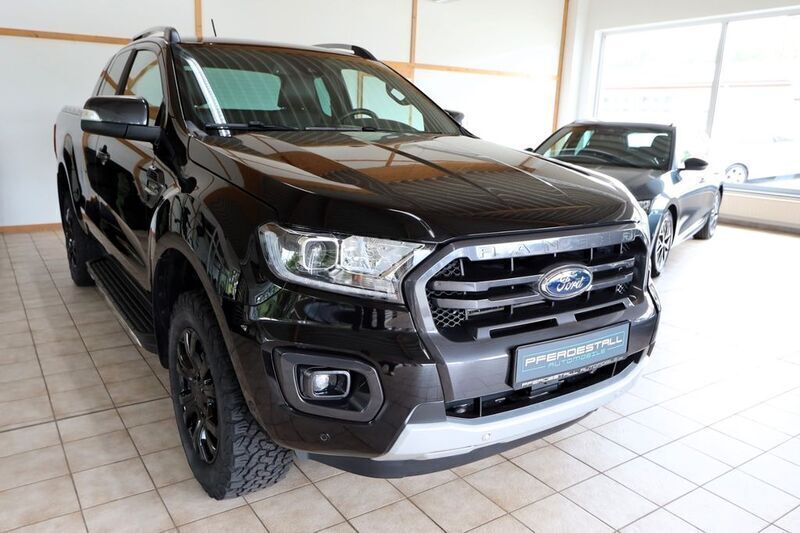 Schwarz Gebraucht 2021 Ford Ranger Wildtrack Abholung | 33.885 € (Superpreis) - Bild 1/4