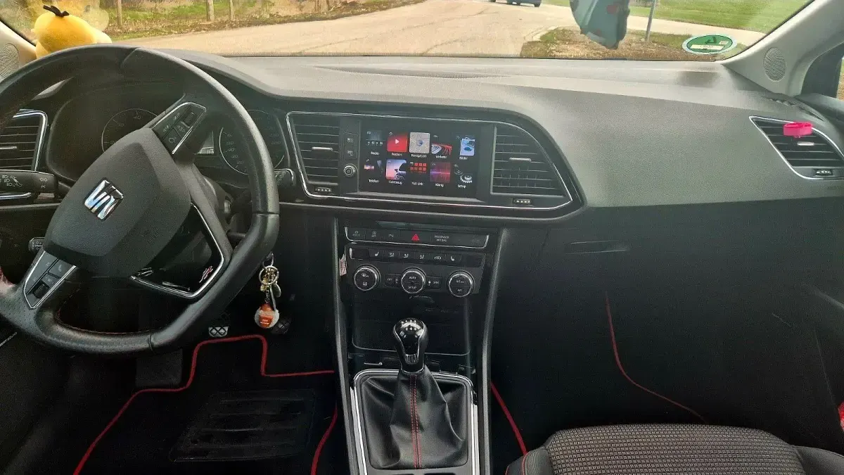 Usata Seat Leon FR 184 CV (135 kW) 2017 Nero Berlina