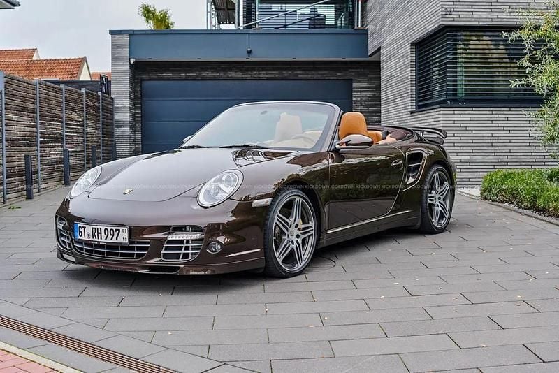 Gebraucht Porsche 997 Turbo 480 PS (353 kW) 2008 Braun Cabrio