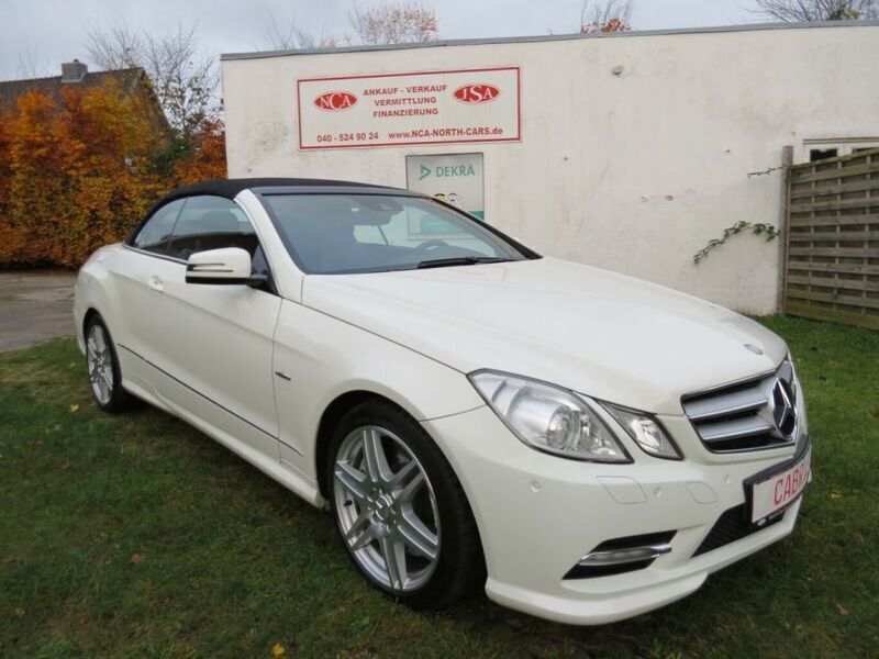 Weiss Gebraucht 2012 Mercedes E500 Avantgarde Cabrio | 23.990 € - Bild 1/4