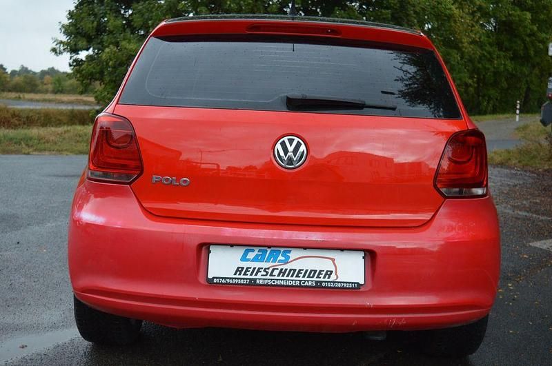 Gebraucht VW Polo Trendline 60 PS (44 kW) 2010 Rot Kleinwagen