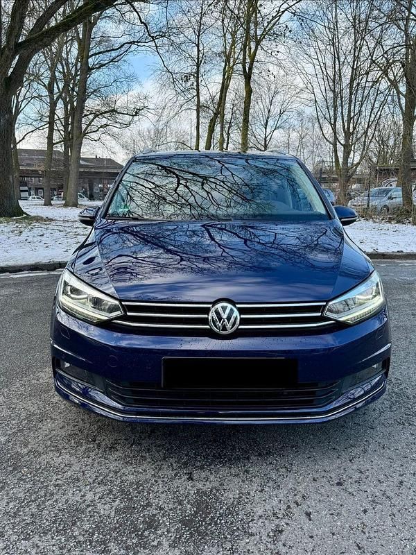 Gebraucht VW Touran Highline 150 PS (110 kW) 2018 Blau Van / Kleinbus