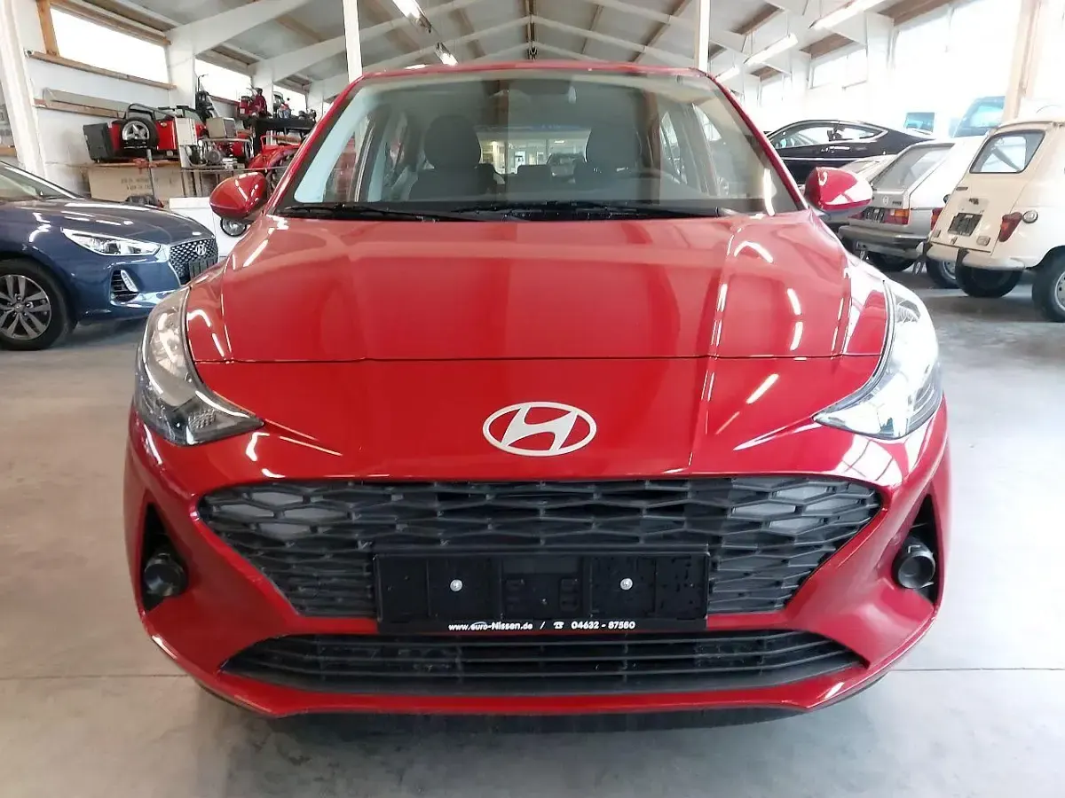 Ny Hyundai i10 Select 63 HK (46 kW) 2025 Rød Hatchback
