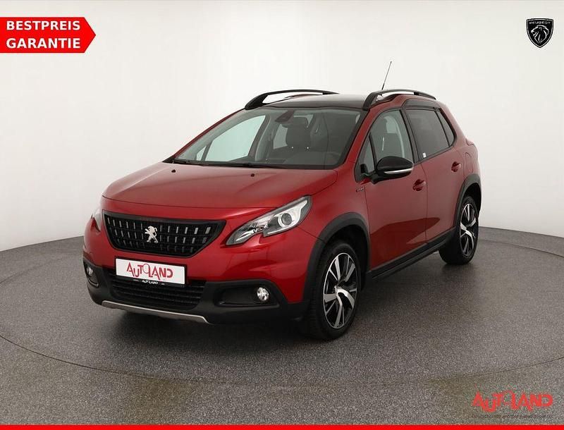 Rot (metallic) Gebraucht 2017 Peugeot 2008 GT-line SUV | 14.950 € (Teuer) - Bild 1/4