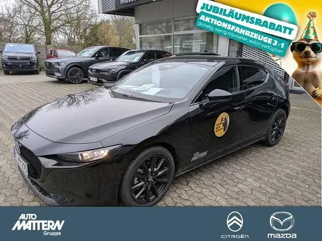 Schwarz Gebraucht 2024 Mazda 3 Homura-Line Limousine | 26.189 € (Etwas zu teuer) - Bild 1/4