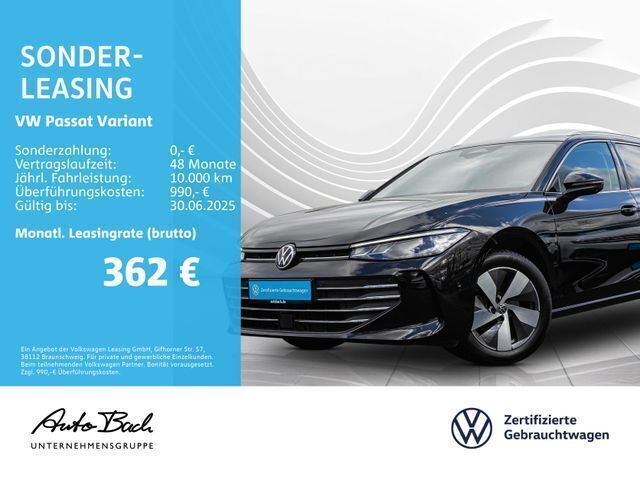 Schwarz (grenadillschwarz metallic) Gebraucht 2024 VW Passat Pro Kombi | 32.740 € (Fairer Preis) - Bild 1/4