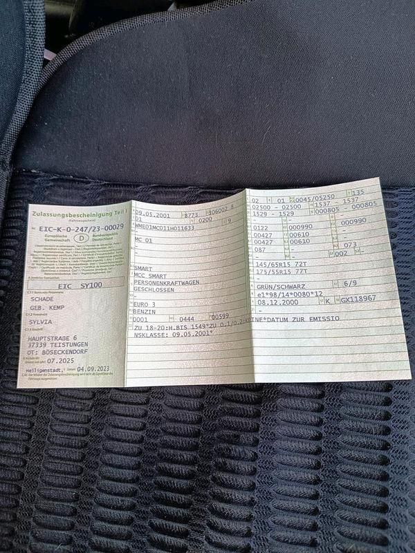 Grün Gebraucht 2001 Smart ForTwo Cabrio Cabrio | 1.700 € (Fairer Preis) - Bild 1/4