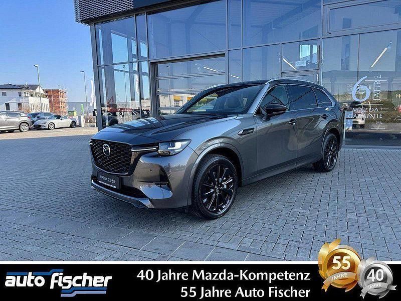 Machine gray Neu 2025 Mazda CX-80 Homura-Line SUV | 57.890 € (Fairer Preis) - Bild 1/4