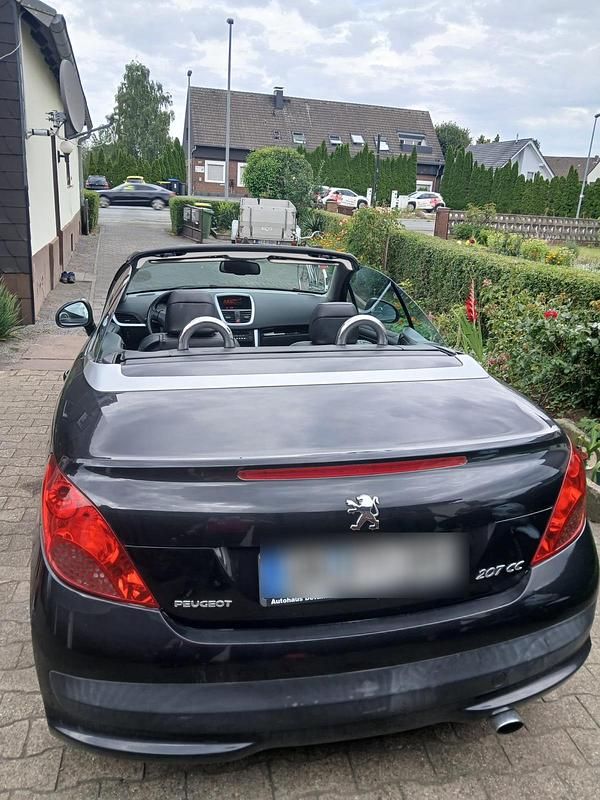 Schwarz Gebraucht 2007 Peugeot 207 Cabrio | 3.750 € (Fairer Preis) - Bild 1/4