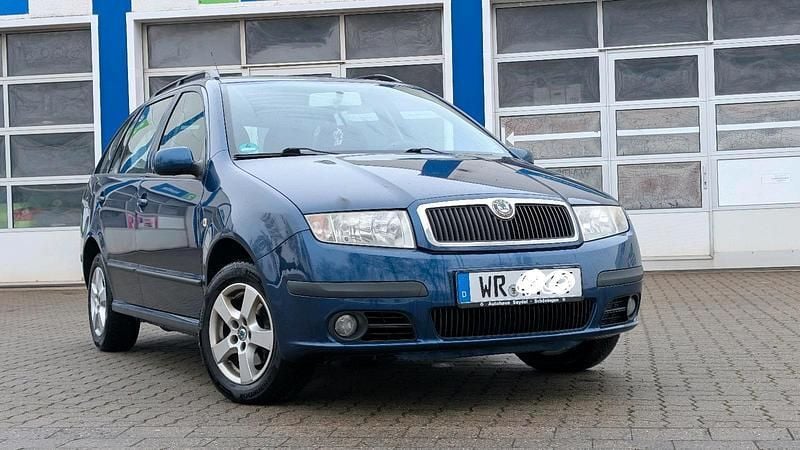 Gebraucht Skoda Fabia 80 PS (58 kW) 2007 Blau Kombi