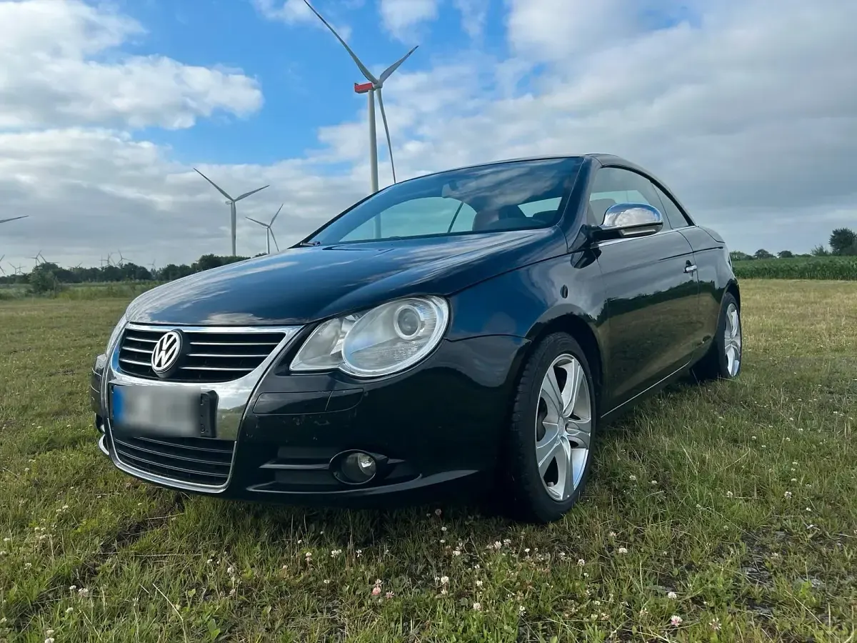 Gebraucht VW Eos 140 PS (102 kW) 2008 Schwarz Cabrio