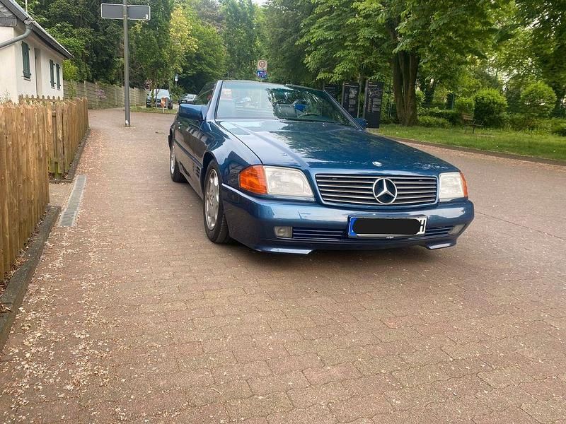Blau Gebraucht 1992 Mercedes SL500 Cabrio | 14.999 € - Bild 1/4