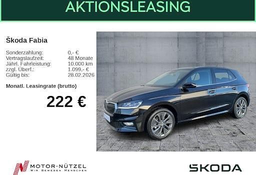 Neu Skoda Fabia Tour 116 PS (85 kW) 2026 Schwarz Limousine