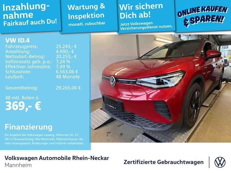 Gebraucht VW ID.4 Pure 125 kW (170 PS) 2023 Kings red metallic SUV