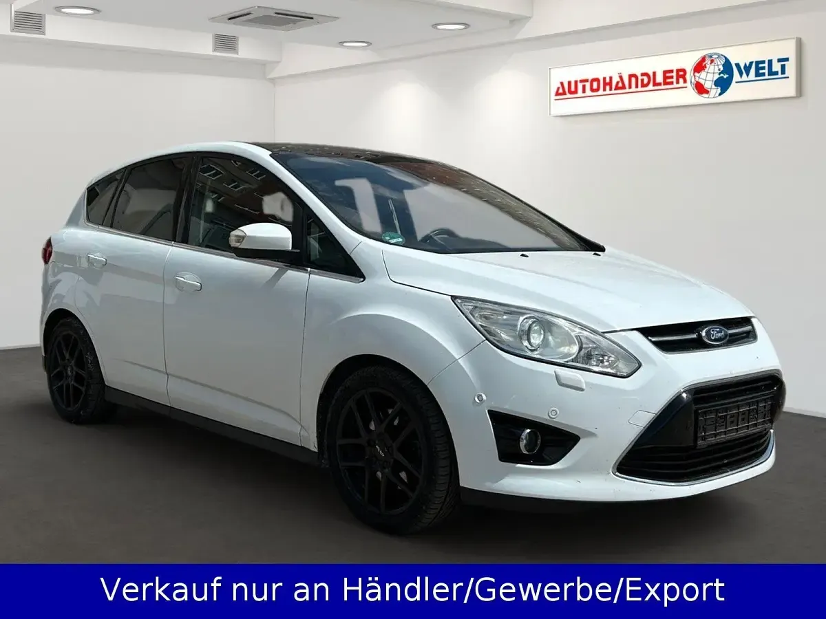 Gebraucht Ford C-MAX Titanium 182 PS (133 kW) 2015 Frostweiß Van / Kleinbus
